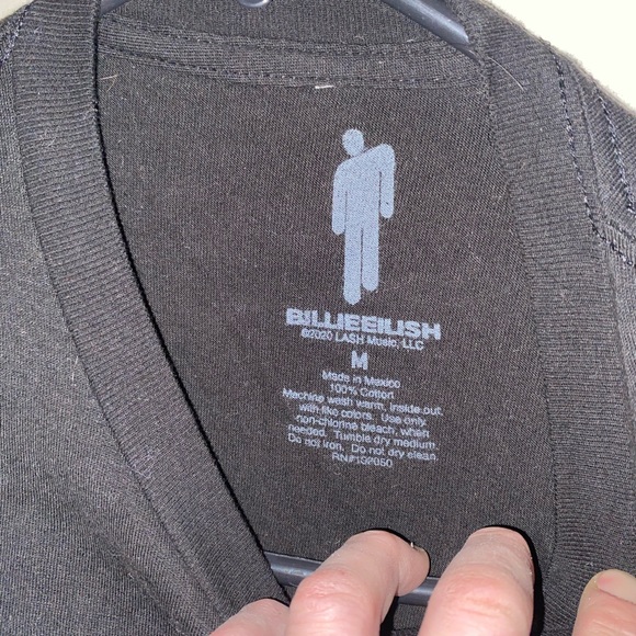 Authentic Black BILLIEELISH T-Shirt - Picture 2 of 2